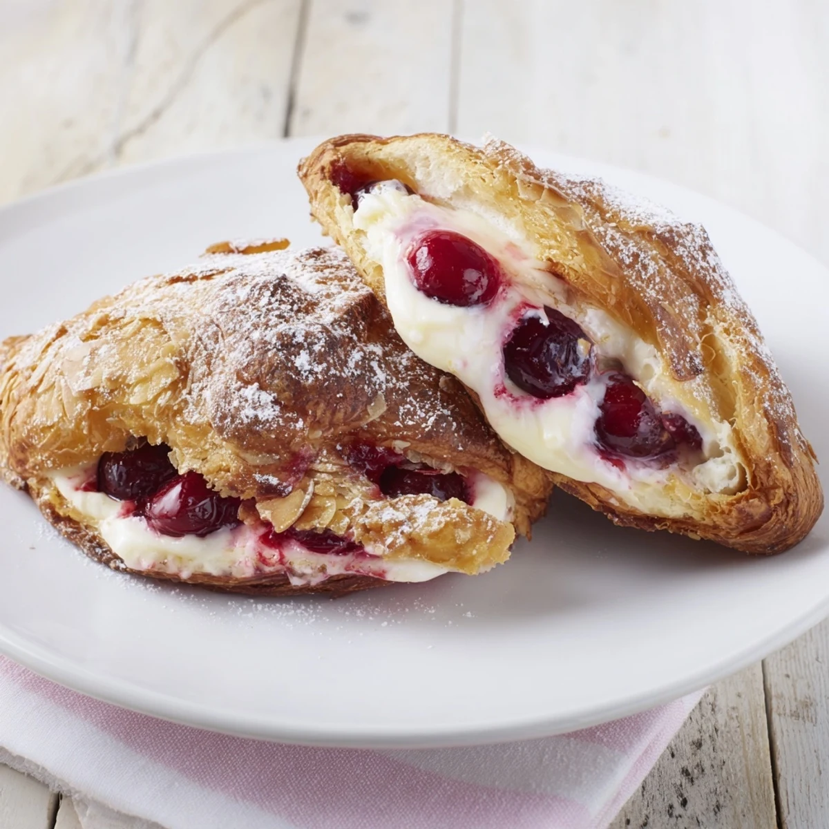 Golden, bubbly Rustic Cherry and Vanilla Almond Galette, with juicy cherries and a flaky almond crust.
