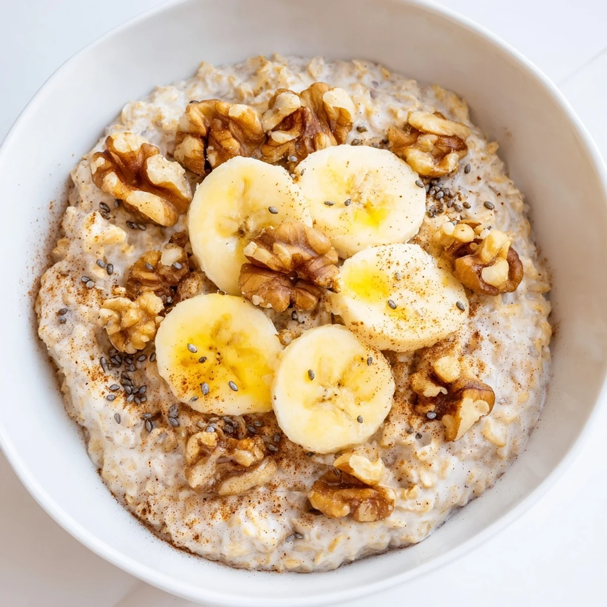 Microwave Banana Oats Bowl