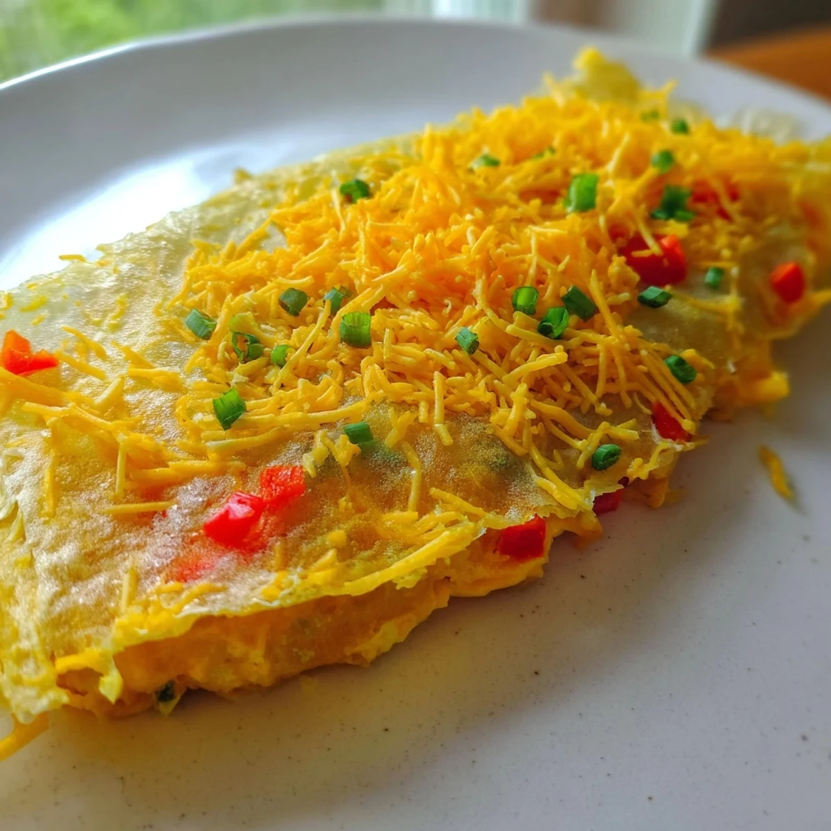 Golden brown Rice Paper Egg Cheese Wrap, crispy edges and perfect for a fast, delicious breakfast.