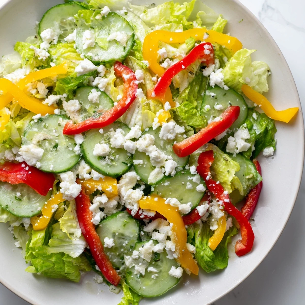 Bella Hadid Salad Feta Lemon