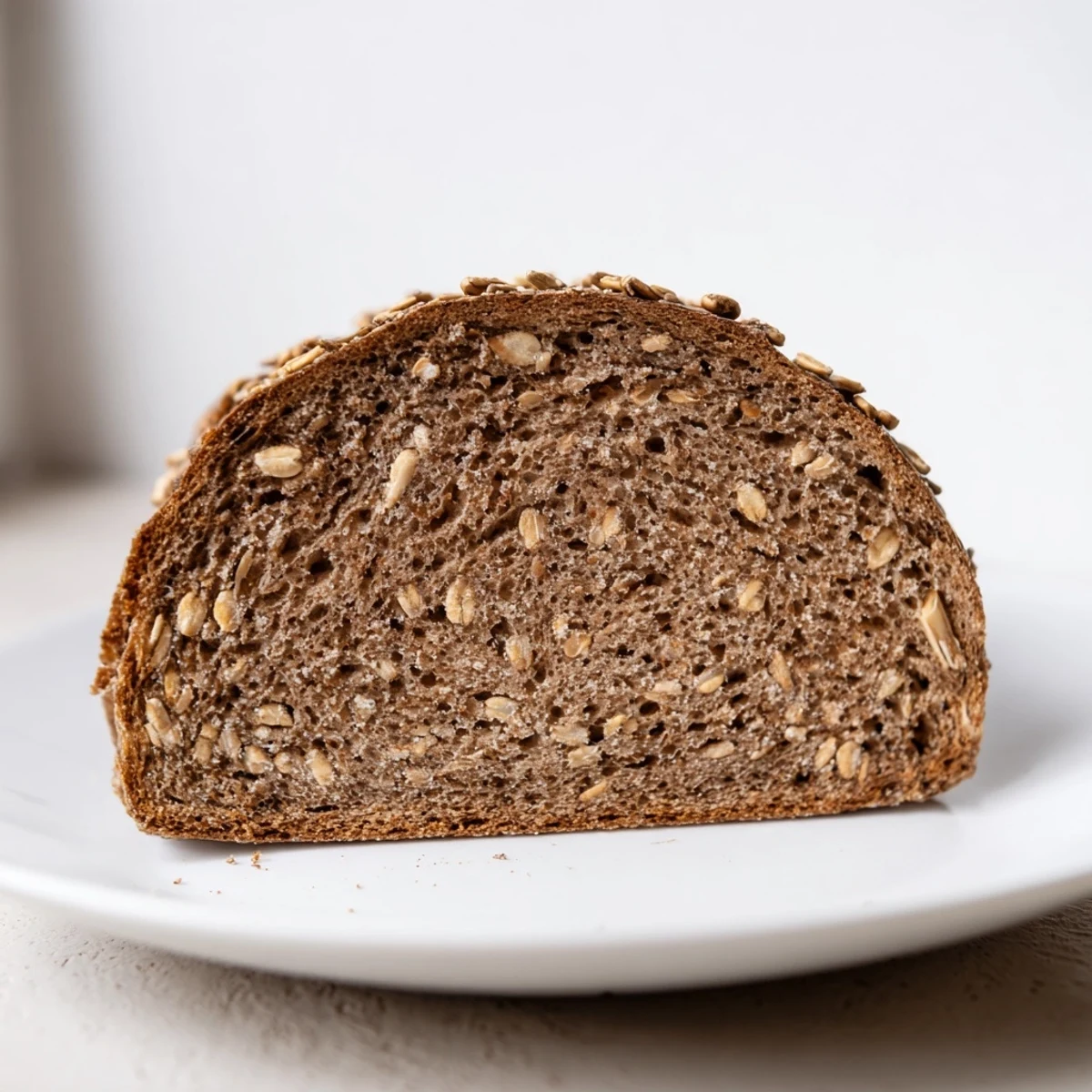 Aromatic Estonian Leib sourdough, showcasing a hearty slice, perfect with butter or smoked fish.