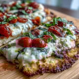 Cottage Cheese Flatbread Pizza