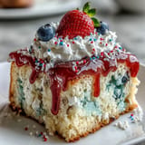 Memorial Day Poke Cake