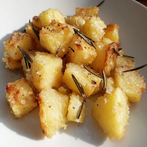 Golden-brown Beef Tallow Roasted Potatoes, crispy-edged and perfect for a comforting side dish.