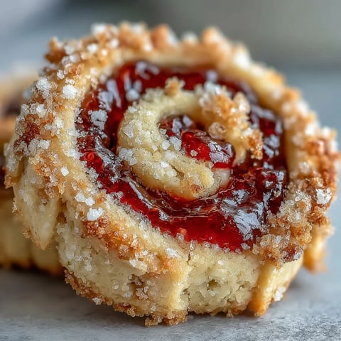 Raspberry Swirl Shortbread Cookies cooled on a wire rack, showing jammy centers and golden edges.