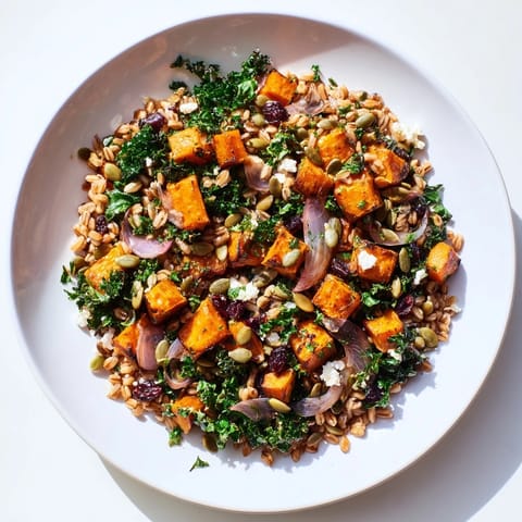 Harvest Grain Bowl Pumpkin Kale