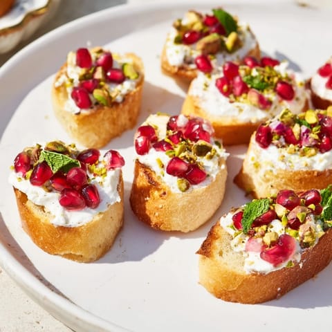 Festive Pomegranate Goat Cheese
