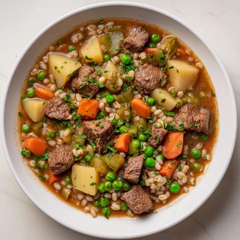 One-Pot Hearty Beef Barley