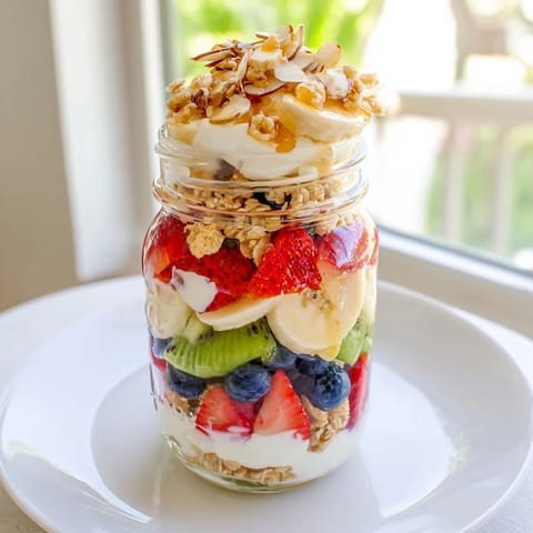 Layered Yogurt Fruit Parfait