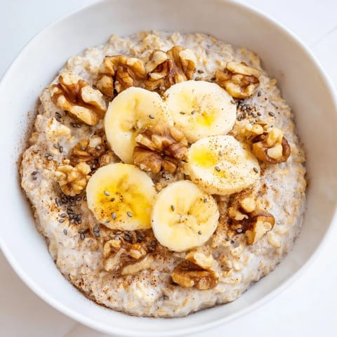 Microwave Banana Oats Bowl