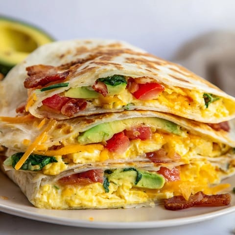 Crispy Breakfast Wrap Fold