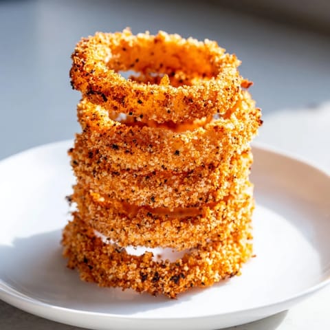 Crispy Onion Ring Tower