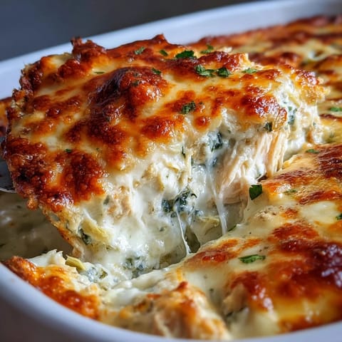 Keto Spinach Artichoke Chicken