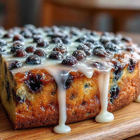 Blueberry Lemon Sourdough Skillet