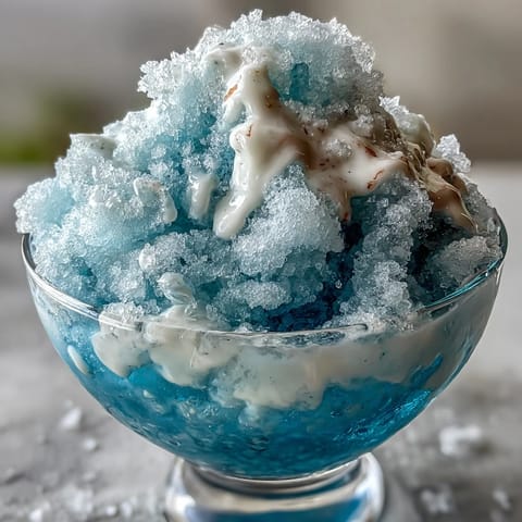 Fluffy TikTok Cloud Slushie with a frosty, light texture, served in chilled glasses for a refreshing treat.