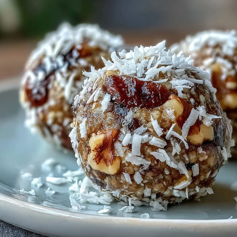 Golden-brown Carrot Cake Bliss Balls, wholesome and naturally sweet snacks.