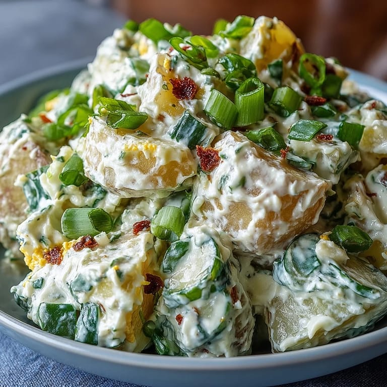Southern Juneteenth Soul Food Potato Salad, a perfectly seasoned, tangy dish ready for picnics.
