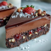 Dubai Chocolate Strawberry Bark with Pistachios and Almonds, a luxurious Middle Eastern-inspired dessert featuring rich dark chocolate, crunchy nuts, and sweet dried fruit.