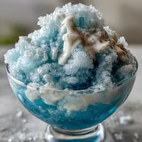 Fluffy TikTok Cloud Slushie with a frosty, light texture, served in chilled glasses for a refreshing treat.